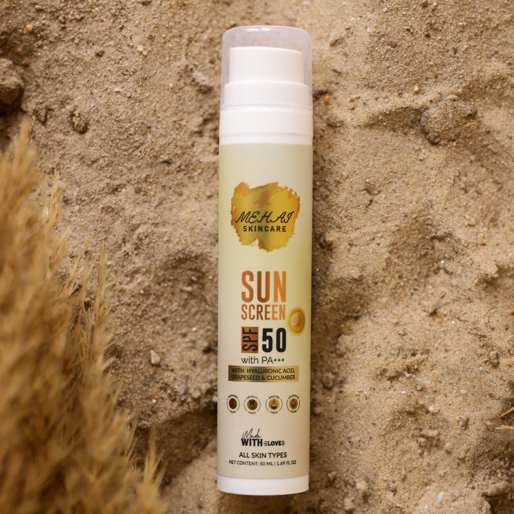 Sunscreen SPF 50 with Hyaluronic Acid & Grapeseed